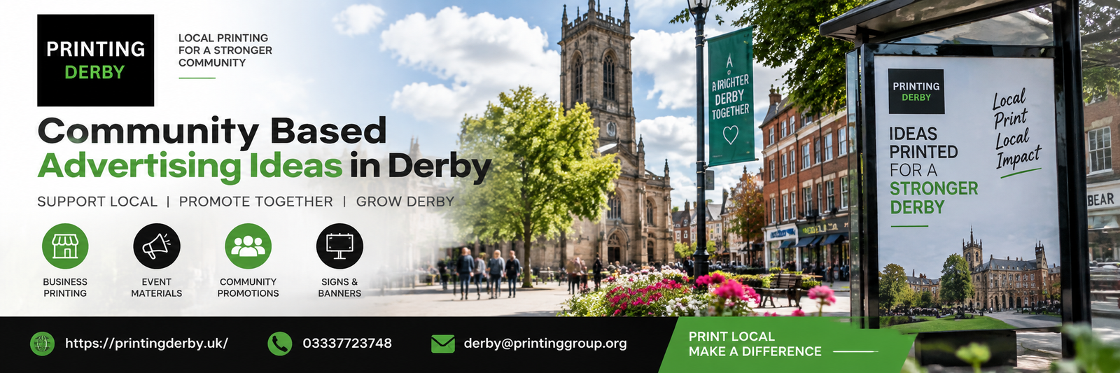 Community Based Advertising Ideas in Derby